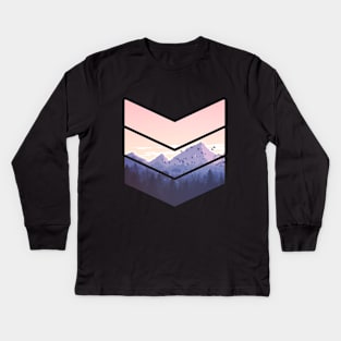 Mountains Kids Long Sleeve T-Shirt